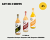 Lot de 3 shots